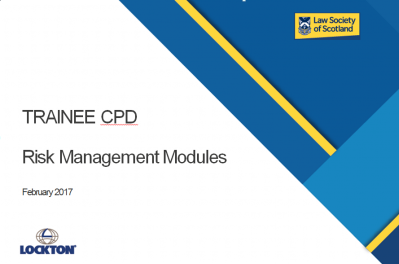 Trainee CPD - Risk Management